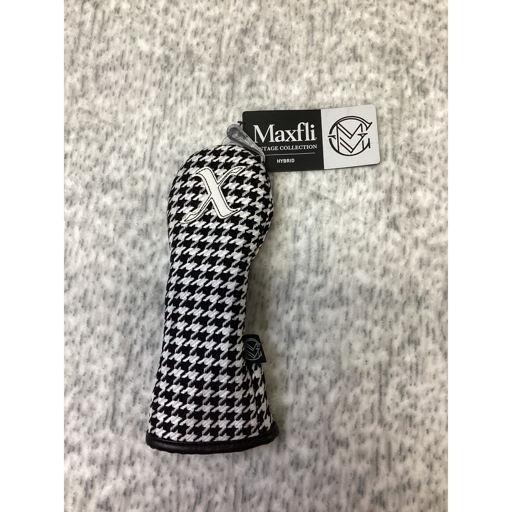 Maxfli Vintage Collection Hybrid Golf Club Headcover Houndstooth MX530